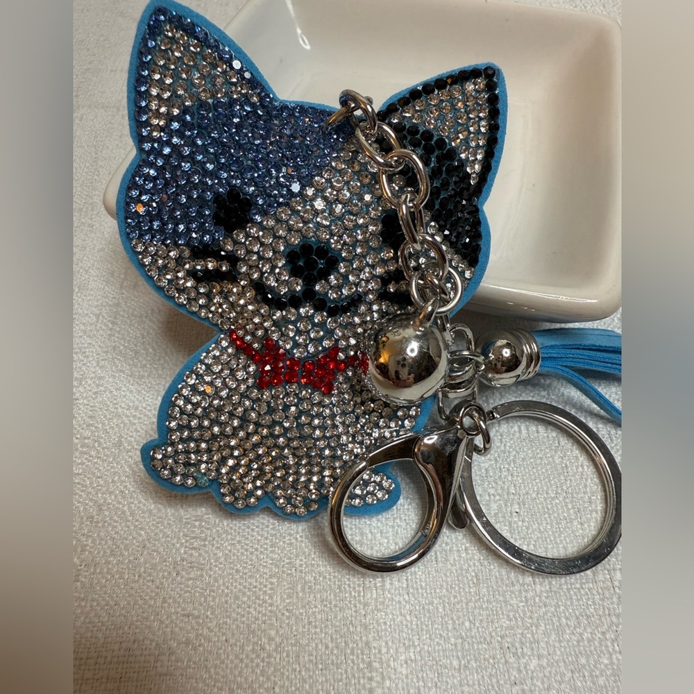 🎀 Kawaii Bling Cat Charms | Crystal Kitty Keychains 🎀